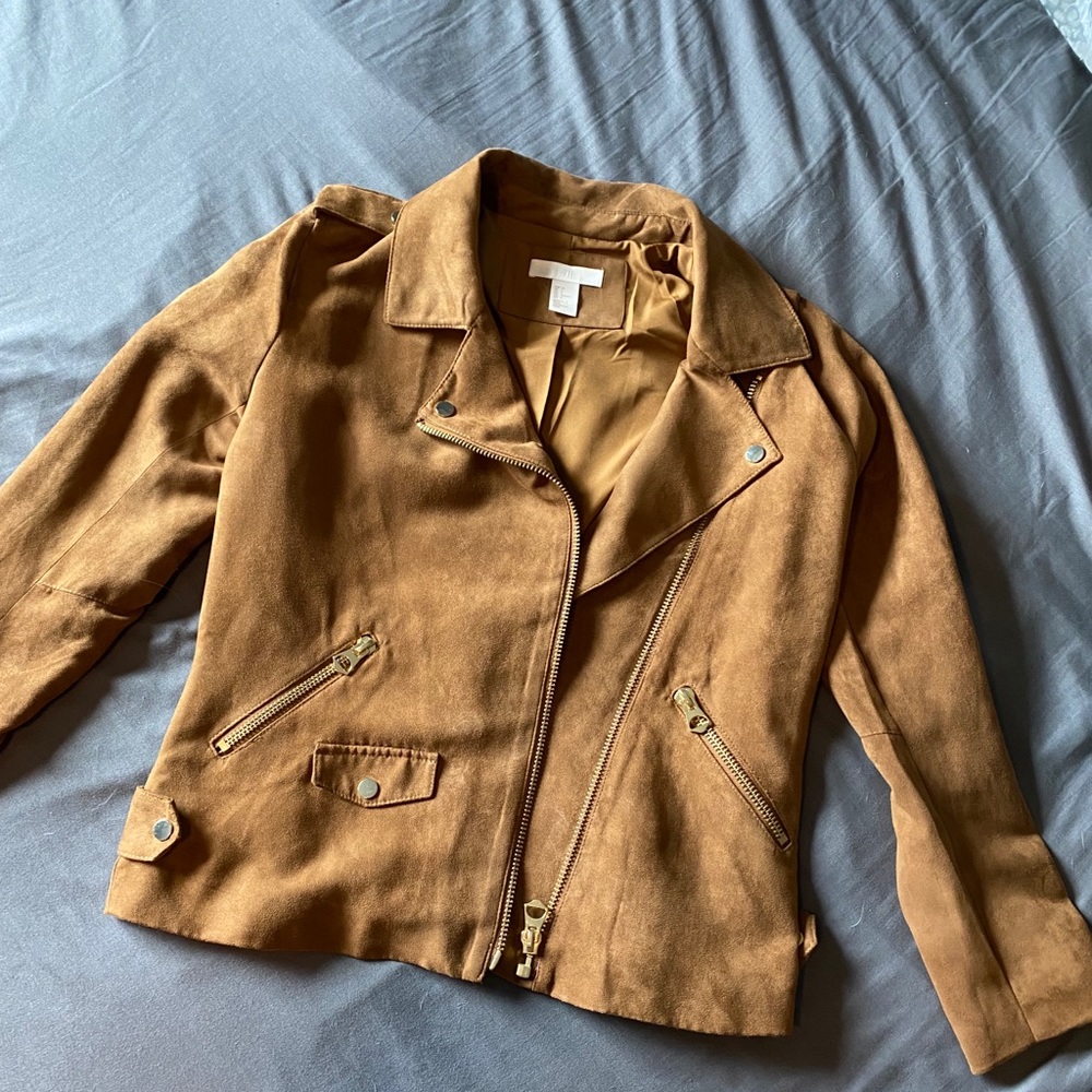 H&M Brown Suede Jacket